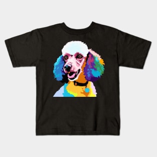 Poodle Pop Art - Dog Lover Gifts Kids T-Shirt